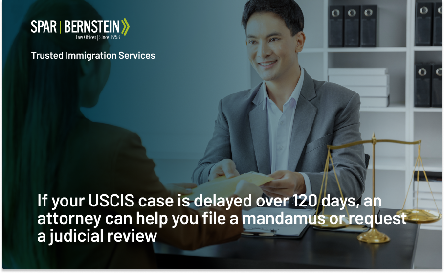 A custom image talking about the steps you can take if your case is delayed
