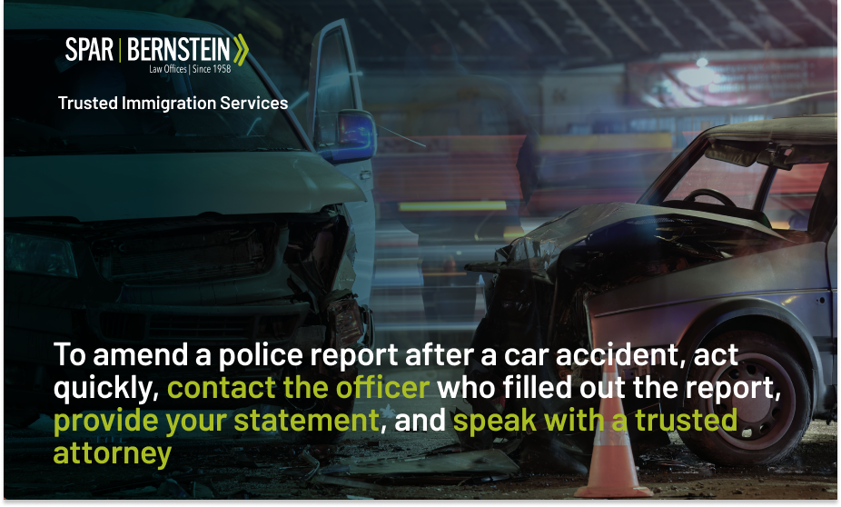 Two damaged vehicles after a car accident