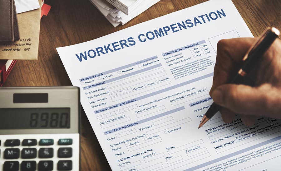 A workers' compensation form​